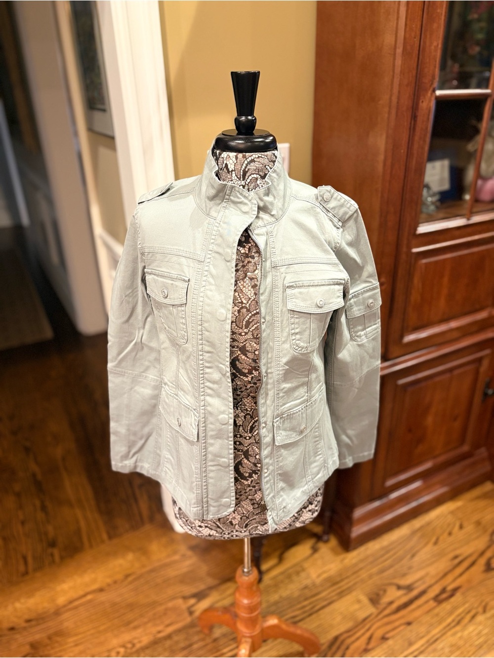 KENSIE Utility Jacket - Sage Green - NWOT - Size Medium